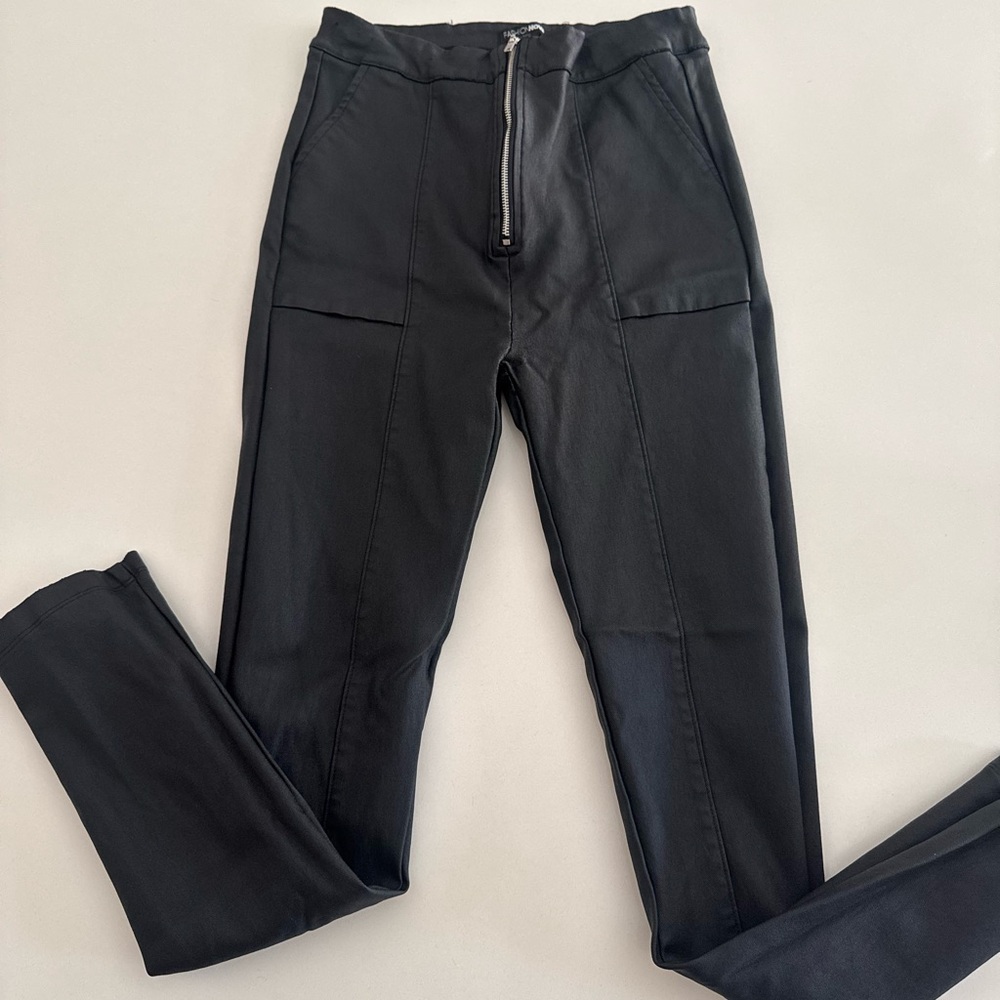 Black pleather Pants